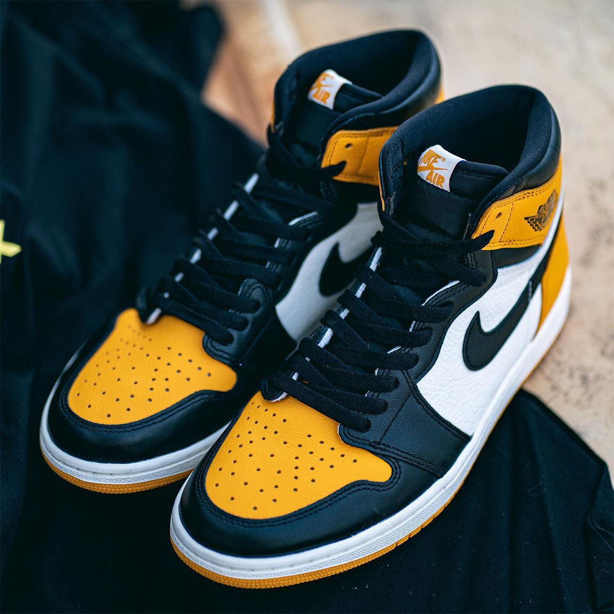 Yellow toe jordan 1 high sale release date 2020