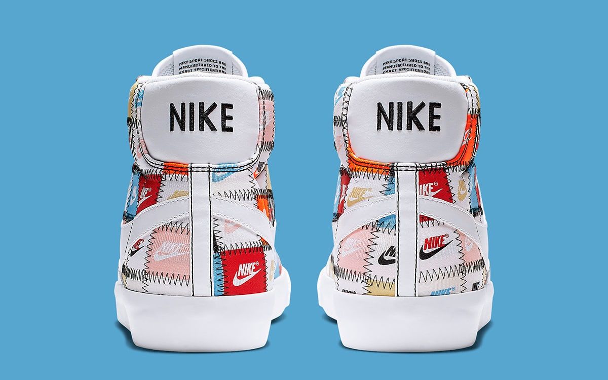 blazer mid patchwork