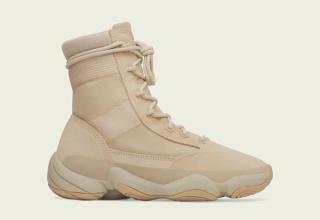 Official Images // Yeezy 500 High Tactical Boot "Sand"