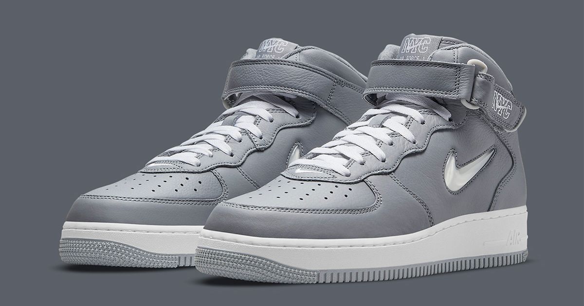 Where to Buy the Nike Air Force 1 Mid “Cool Grey” (NYC) | House of Heat°