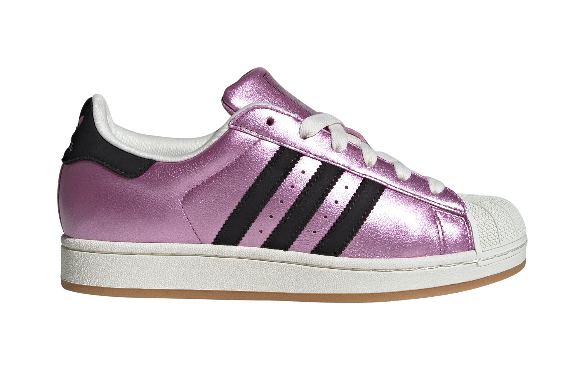purple adidas shell toes