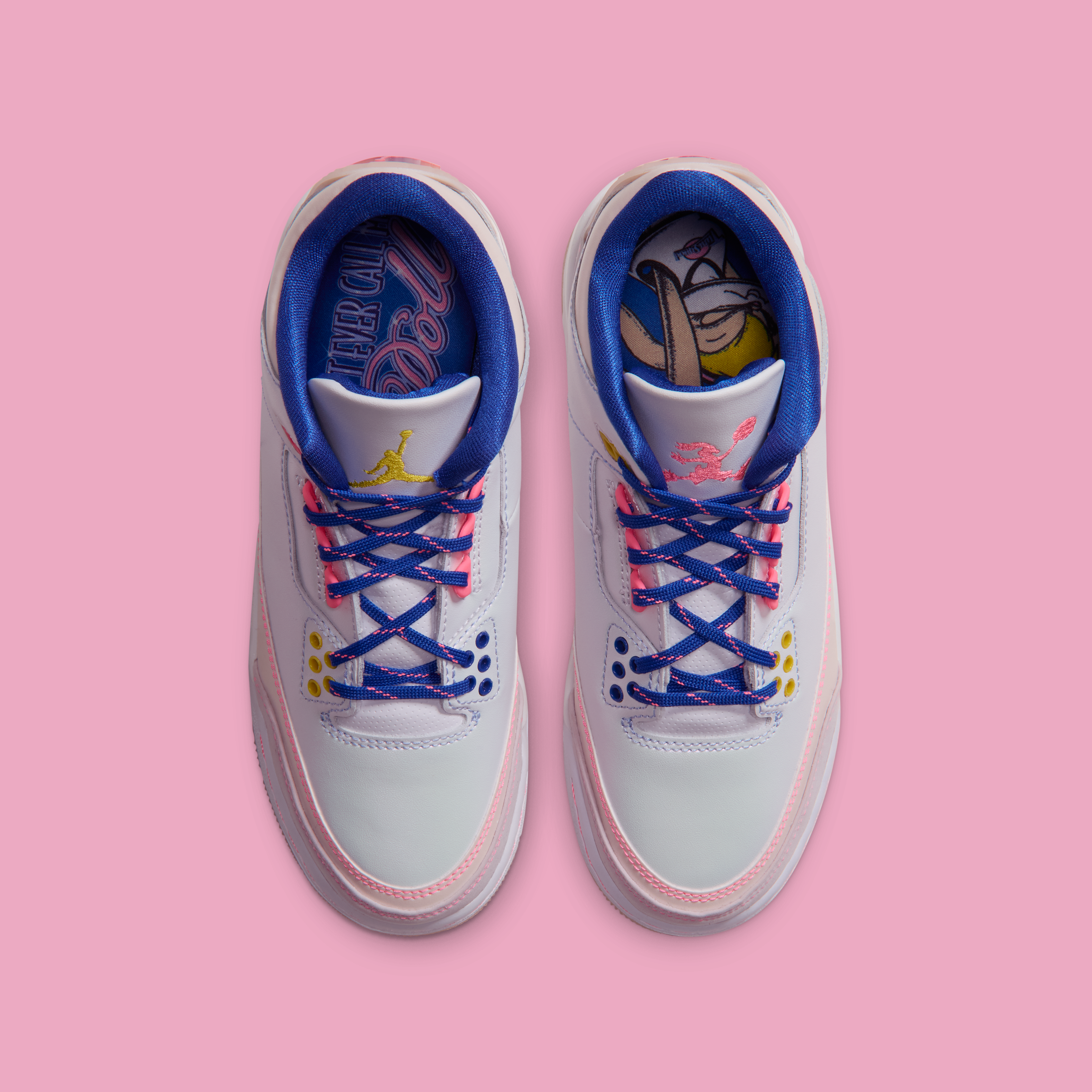 Kids' Space Jam x Air Jordan 3 "Lola Bunny" (SKU: IZ1694-600). Photo via Nike.