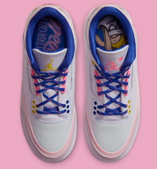 Kids' Space Jam x Air Jordan 3 "Lola Bunny" (SKU: IZ1694-600). Photo via Nike.
