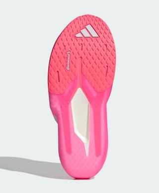 Women's adidas Adizero Dropset Pro "Solar Turbo/Lucid Pink" (SKU: KK1554). Photo via adidas.