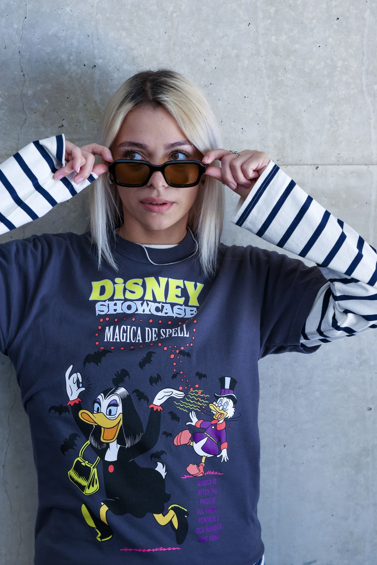 Magica de Spell Disney   Bobby Kim T-Shirt for Adults – Gray – Limited Release