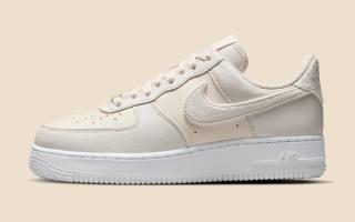 Nike Cover the Next Nature Air Force 1 Low in Ivory and Coconut Milk