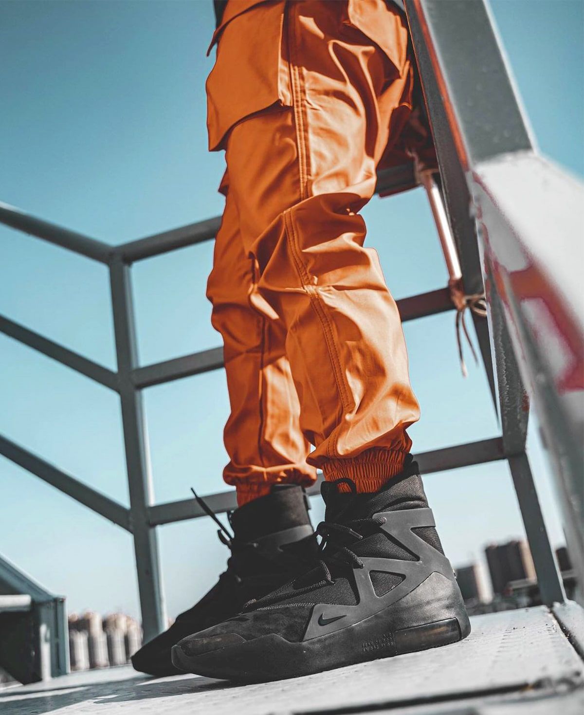 Air fear of god 2024 1 sail on feet