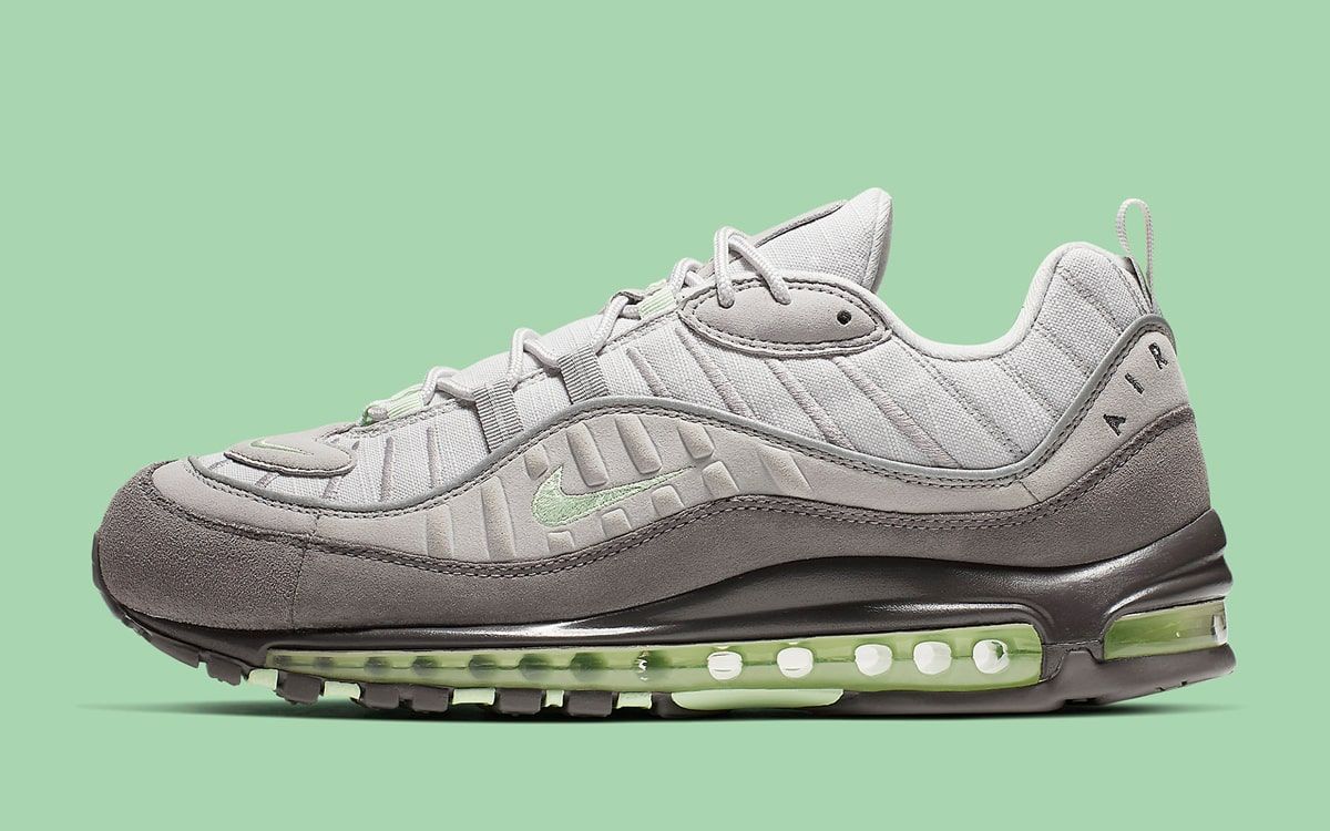 Grey and green air max clearance 98