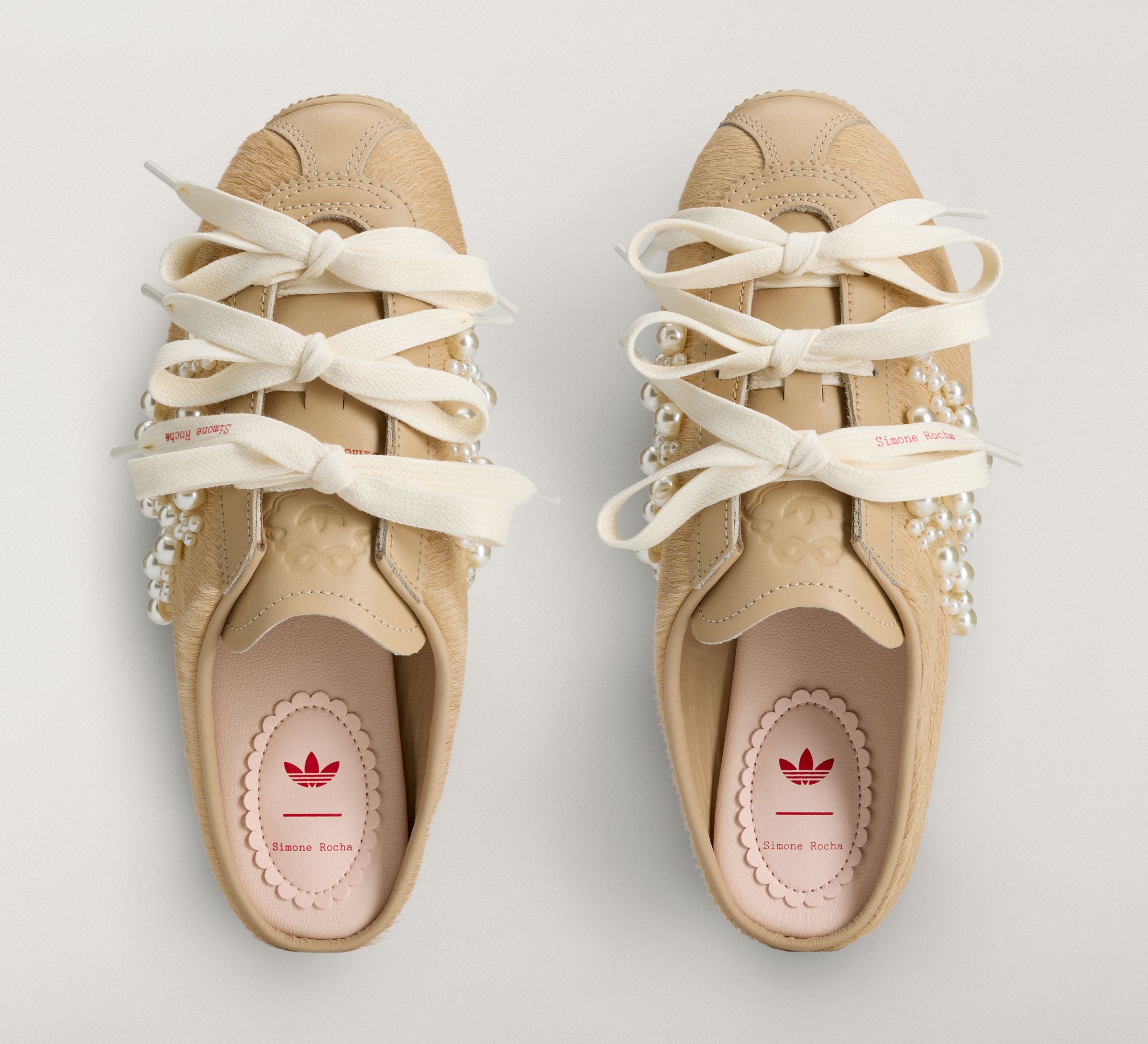 Simone Rocha x adidas Japan Slip-On "Magic Beige" (SKU: KJ5251). Photo via adidas.