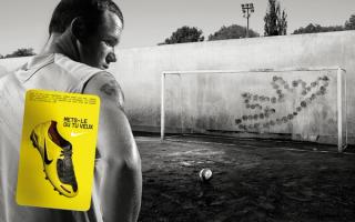 Wayne Rooney for Nike Football's T90 Laser. Photo via Resize the Day.