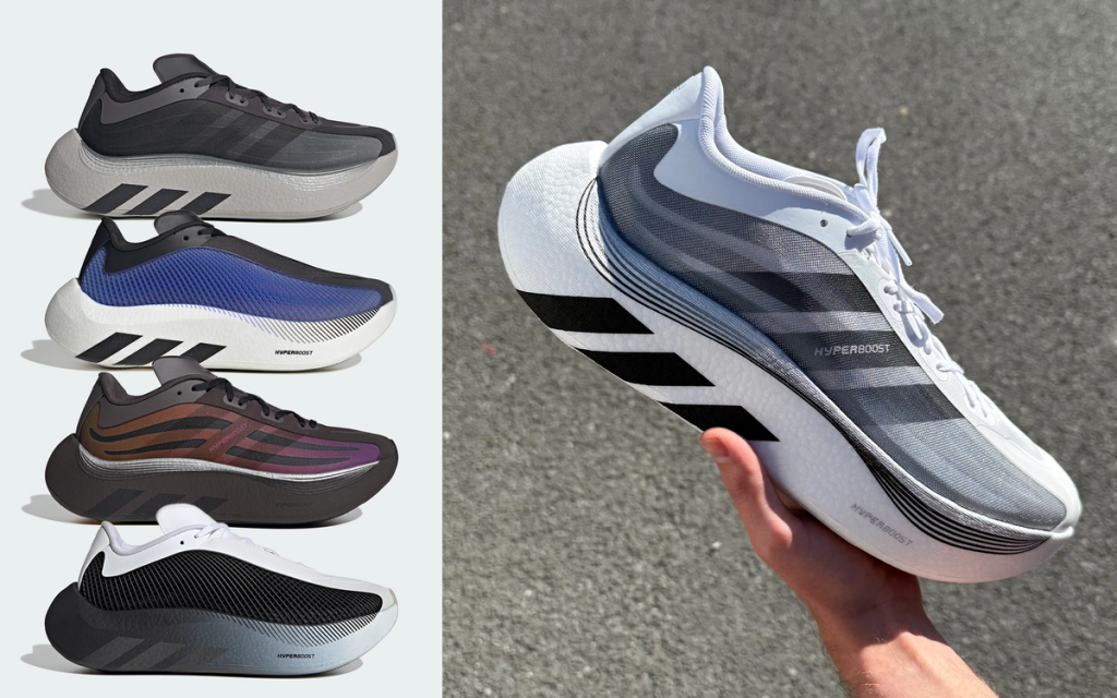 Adidas Originals Hyperboost Euphoria silhouette showcasing refined upper construction and midsole cushioning technology