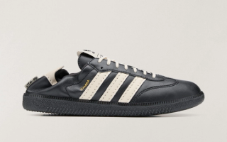 Song for the Mute x adidas Samba OG "Black/White" (SKU: HQ7600). Photo via adidas.