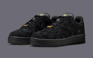 The Air Force 1 Low “Paisley” Cleans Up in Black Tie Style