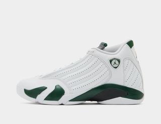 Air Jordan 14 "Forest Green" (SKU: 487471-300). Photo via size?