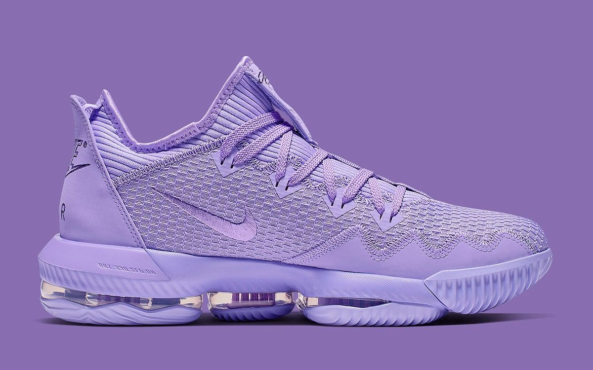 Lebron 16 low purple best sale release date