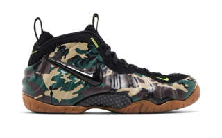 Nike Air Foamposite Pro “Green Camo” sneaker first launched in 2013.