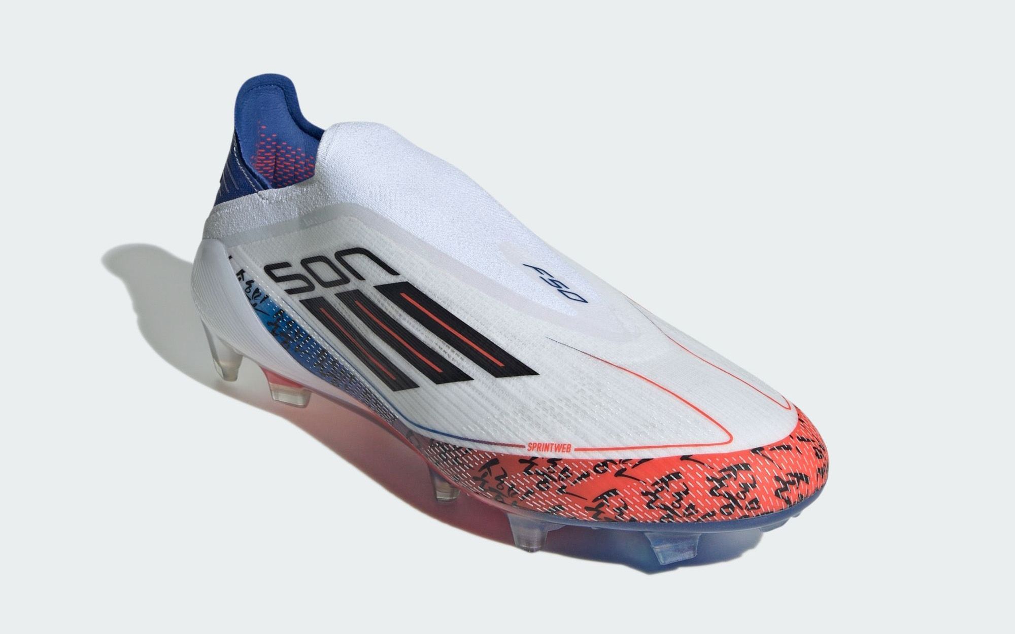 adidas gazelle silver green womens adidas F50 Elite Laceless x Son Firm Ground - White/Black/Bright Red main image 0