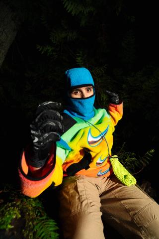 CPFM x Nike ACG Balaclava Hoodie. Photo via Adham Abousalem.