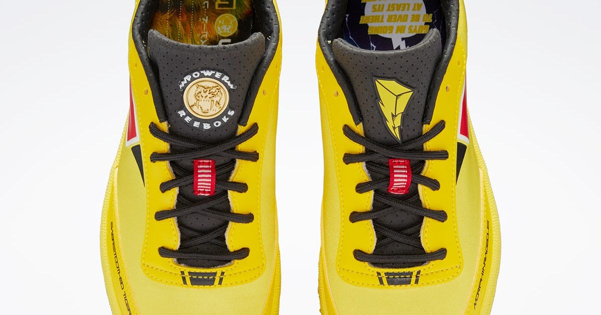 power rangers x reebok club c