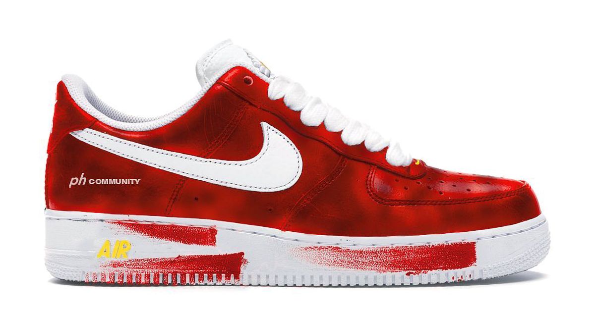 PEACEMINUSONE x Nike Air Force 1 “Red Para-Noise” Revealed! | House of ...