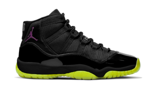 Air Jordan 11 GS "Black/Barely Volt"