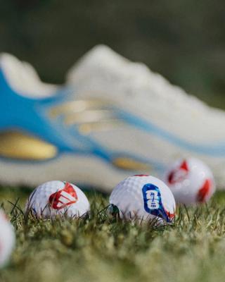 Messi's "El Último Tango" adidas CODECHAOS Spikeless Golf Shoe. Photo via adidas.