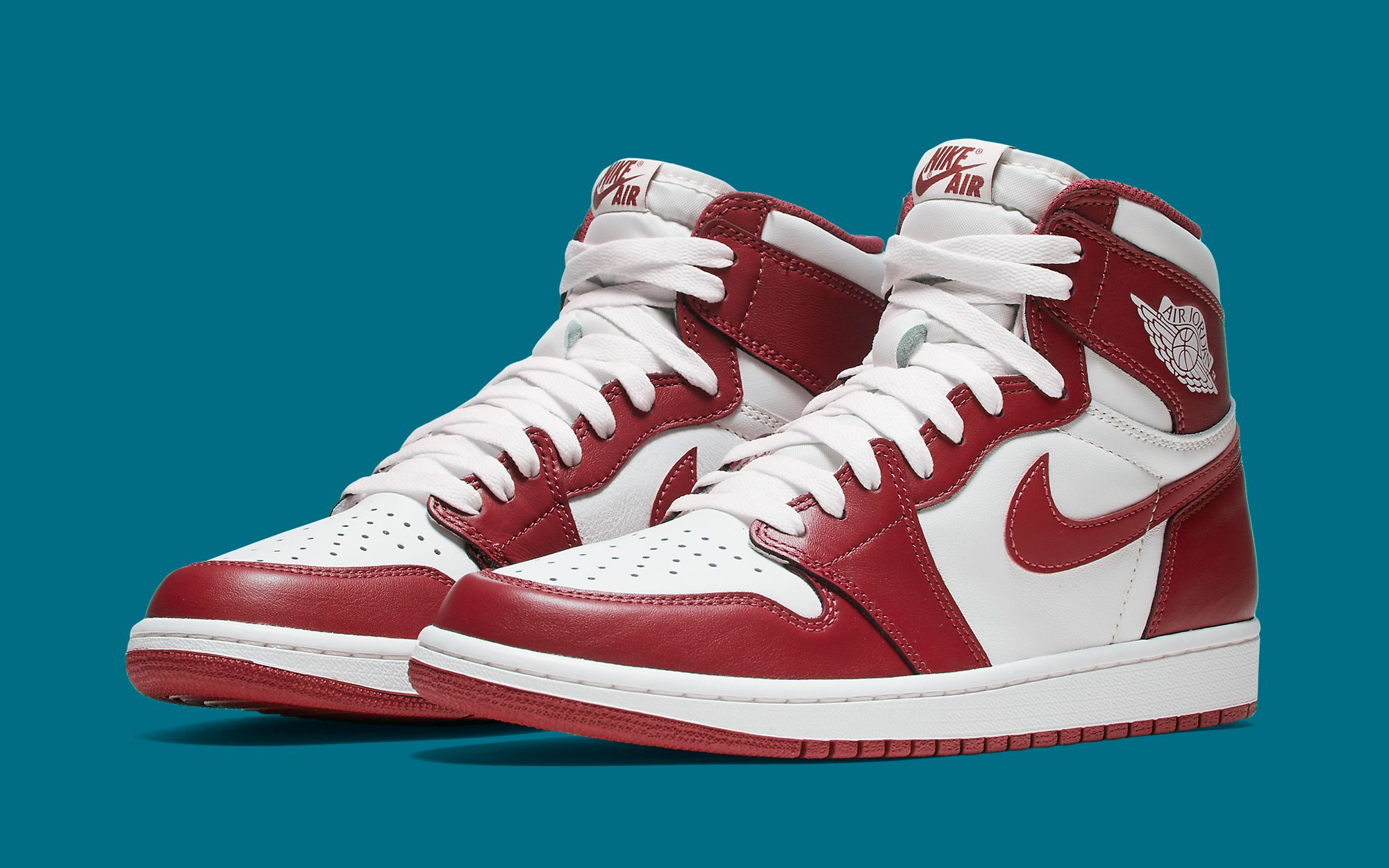 Red hot sale burgundy jordans