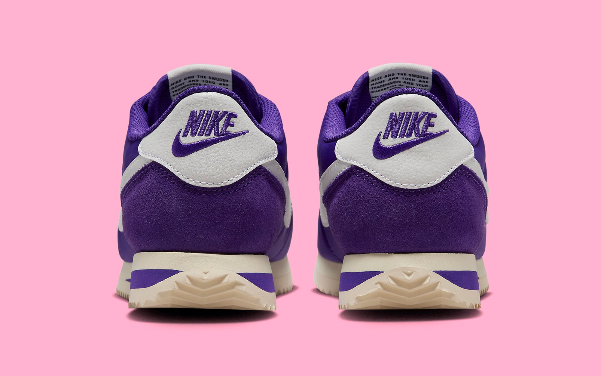 purple nike cortez shoes