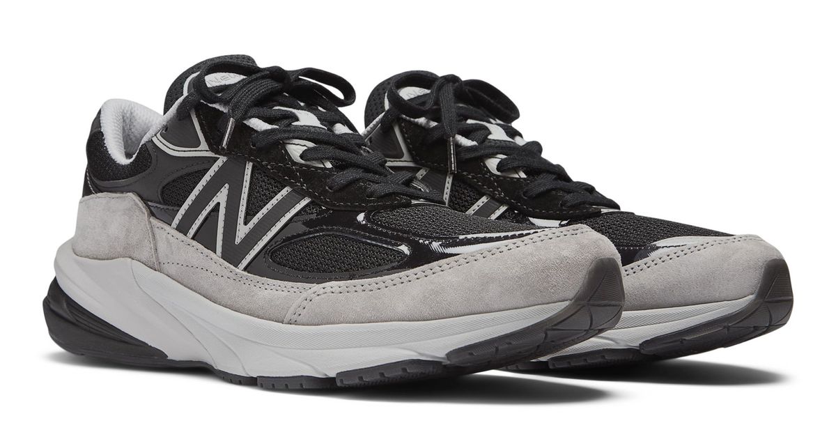 New Balance Surprises with Patent Trim on 990v6 “Black/Grey 