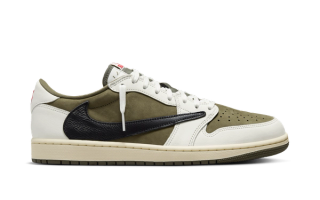 Travis Scott x Air Jordan 1 Low OG “Medium Olive”