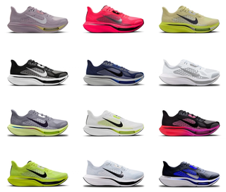 Twelve Men's & Women's Colorways of the Nike Pegasus Plus. Photos via Nike, Athletic Annex, SCHEELS, @the_secret_shoe.