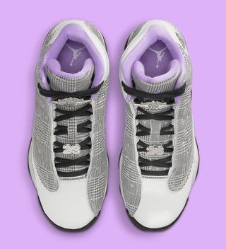 Nike WMNS Air Jordan Tie 1 Retro High OG Silver Toe 31cm