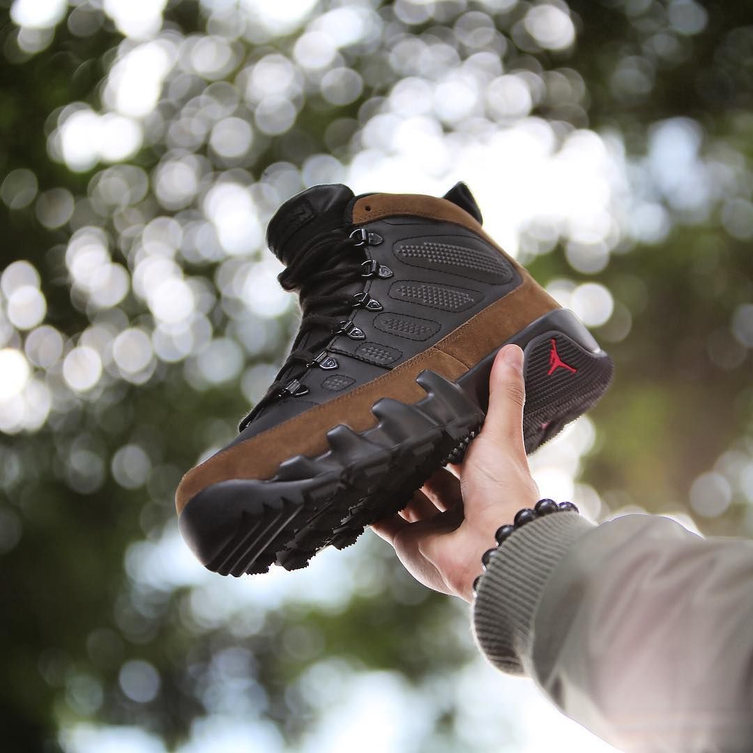 Jordan 9 best sale boots olive