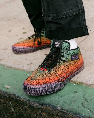OTW by Vans x Bad Idea by CHITO Half Cab 33 featuring artwork by Seoul's Wreckpack. Photo via Vans.
