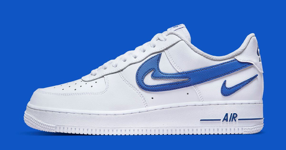The Next Nike Air Force 1 Low FM Appears in White and Royal | House of ...