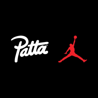 Logo lockup for Patta x Air Jordan 1 High Collaboration.