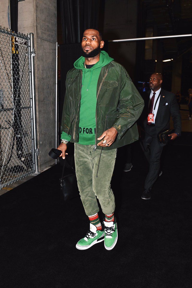 LeBron James // Air Jordan 3 Tinker Oregon PE