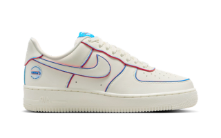 WNBA x Nike Air Force 1 Low "30th Anniversary" in a white color scheme.