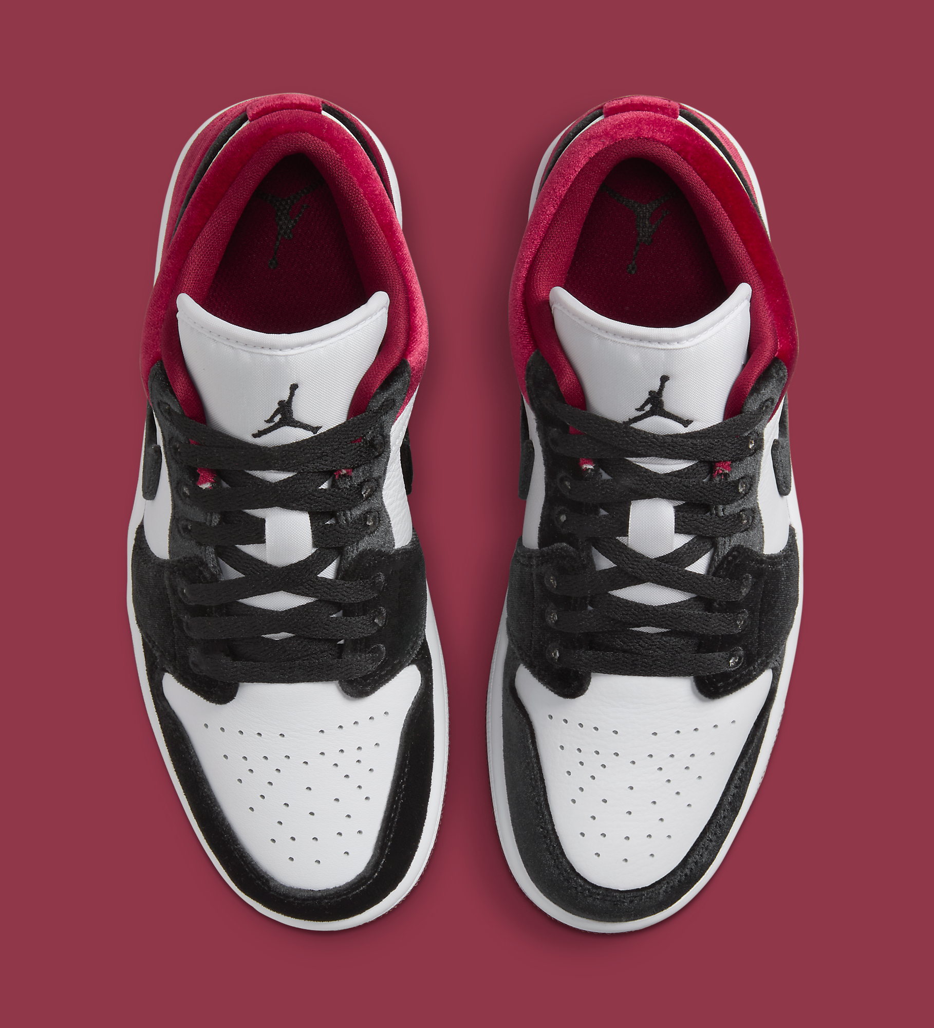 【NIKE】◆Air Jordan 1 Low SE Black Team Red◆FZ3242-001◆ Jordan Air Jordan 1 Low SE Velvet Black Gym Red Womens