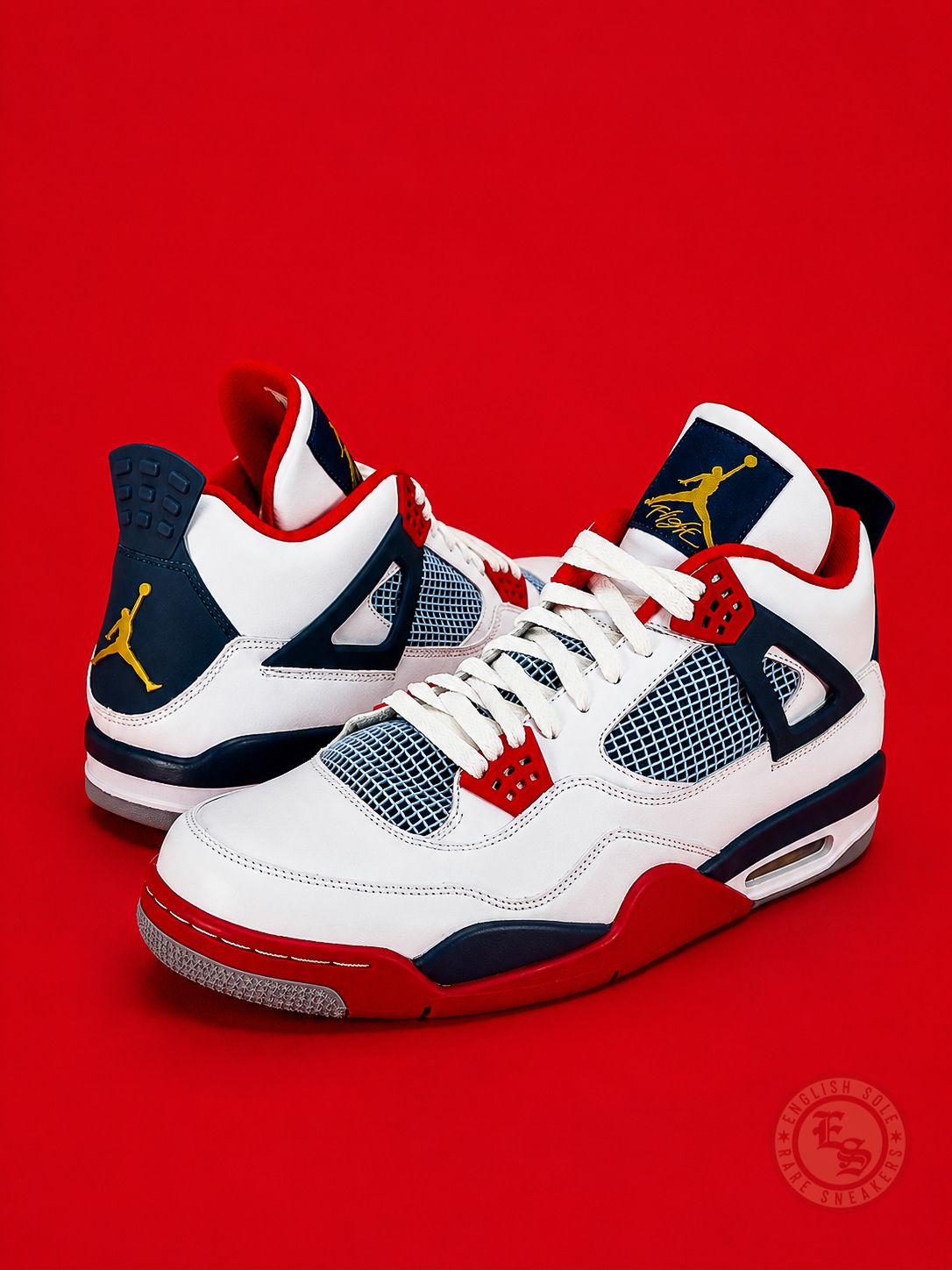 Carmelo Anthony's Air Jordan 4 'London Olympics' PE via EnglishSole/IG.
