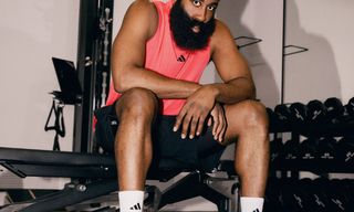 James Harden Trains in the adidas ADIZERO Dropset Pro