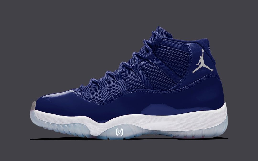 All blue jordans 11 hotsell