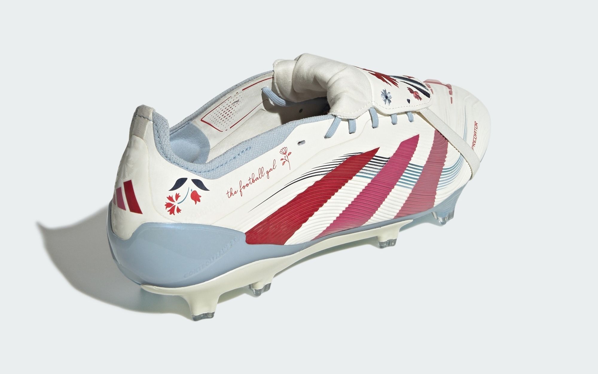 The Football Gal's Embroidery Appears on the Adidas Predator