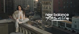 Rosalía models the New Balance 204L as New Balance's newest global ambassador.