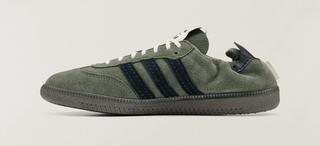 Song for the Mute x adidas Samba OG "Base Green" (SKU: HP8257). Photo via adidas.