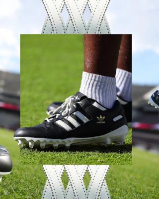Adidas Forum-inspired U.S. Football Cleats.