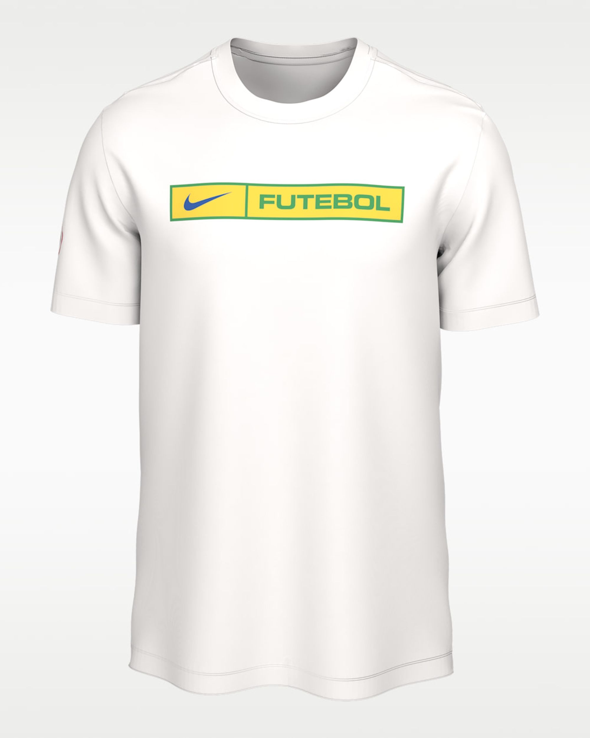 Nike Football Logo T-Shirt "Brazil" (SKU: JK5092-100). Photo via Nike.