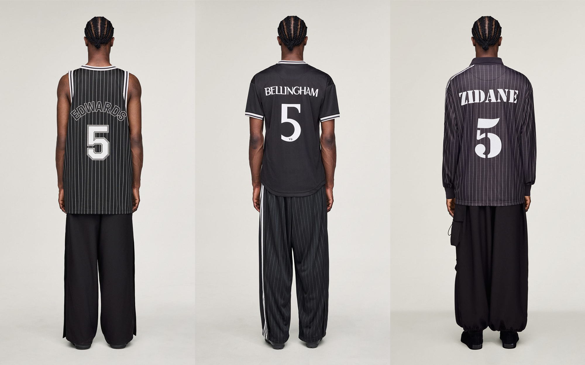 adidas Y-3 Celebrates Zizou, Ant Edwards & Bellingham with Special