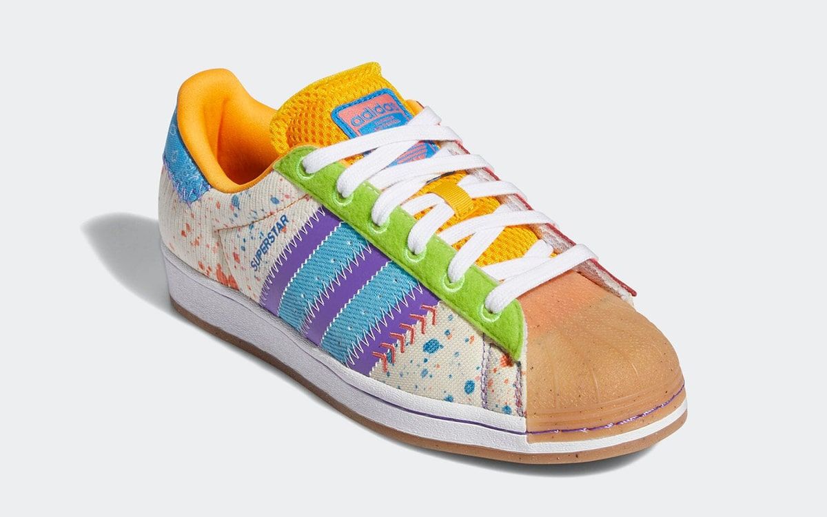 Adidas superstar splash sales rainbow