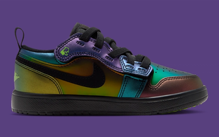 Little Kids' Space Jam x Air Jordan 1 Low "Air Bugs" (SKU: JA5474-001). Photo via Nike.